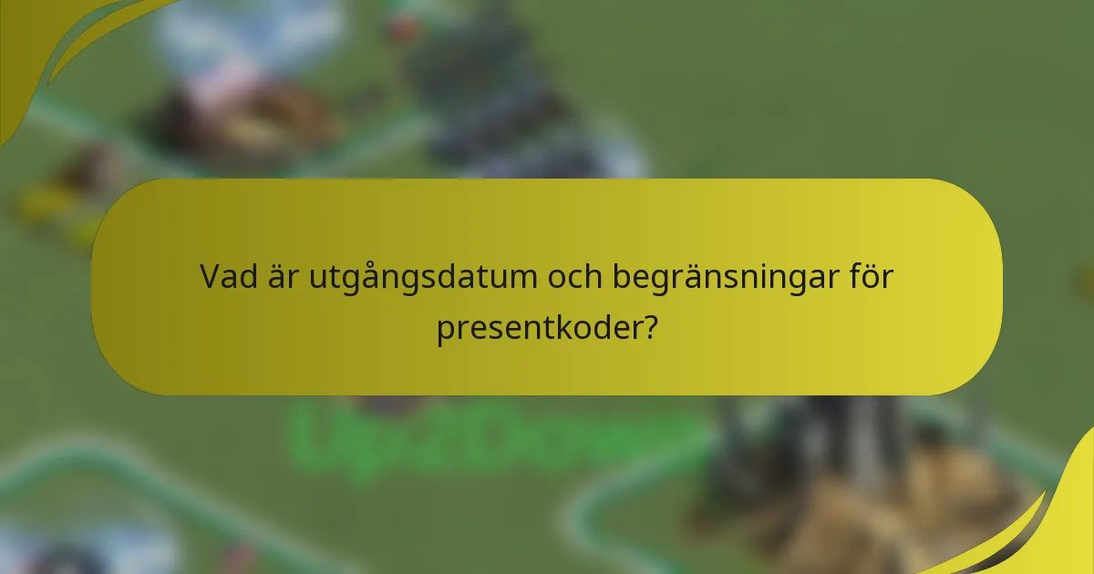 Vad är utgångsdatum och begränsningar för presentkoder?