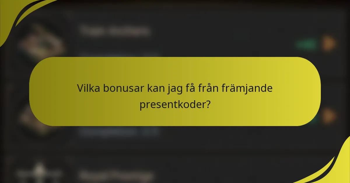 Vilka bonusar kan jag få från främjande presentkoder?